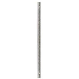 Galvanized Steel Shelf Standard, Double Track, 6-Ft.