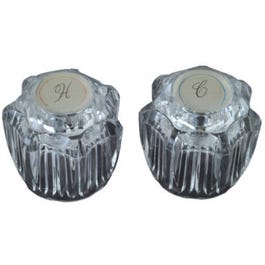 Delta Lavatory Sink Handle, Acrylic, 2-Pk.