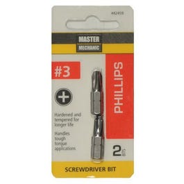 #3 Phillips Insert Bit Tip, 2-Pack