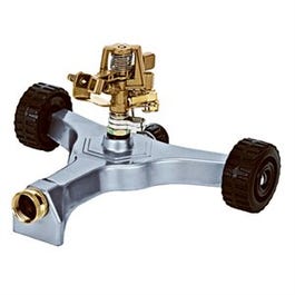 Pulsating Impulse Sprinkler, Brass, 6,300-Sq. Ft. Coverage