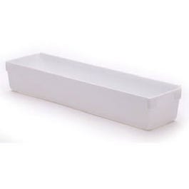 Plastic Drawer Organizer, White, 12 x 3 x 2-In.