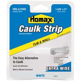 11-Ft. White Wide Tub & Wall Caulkstrip