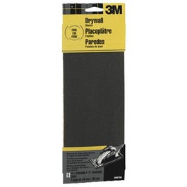 Drywall Sandpaper, Fine, 4-3/8 x 11-In., 5-Pk.