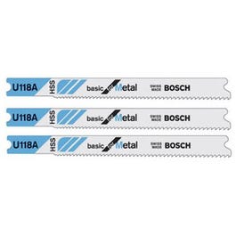 3-Pack 20-TPI High Carbide Steel Jigsaw Blade