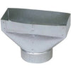 HVAC Galvanized Register Boot, 30-Ga., 3-1/4 x 10 to 4-In.