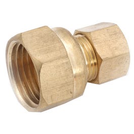 Pipe Fitting, Adapter, Lead-Free Brass, 1/2 Female Compression x 3/8-In. Male Compression