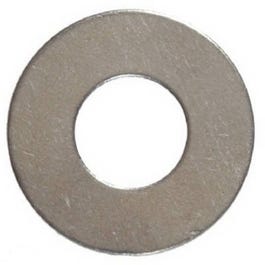 Flat Washer, #8 Commercial, Stainless Steel, 100-Pk.