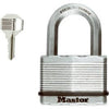 Magnum 2-1/2 In. Keyed Laminated Padlock, 1.5-In. Long Shackle