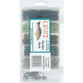 Fishing Lure Kit, Fat Gitzit, 35-Pk.