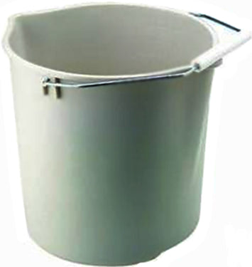 BUCKET ROUND BRUTE 10QT GRAY