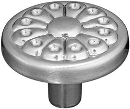 KNOB 1-1/3 DIAMETER SATIN NICKEL