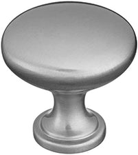 KNOB 1-1/3 DIAMETER SATIN NICKEL