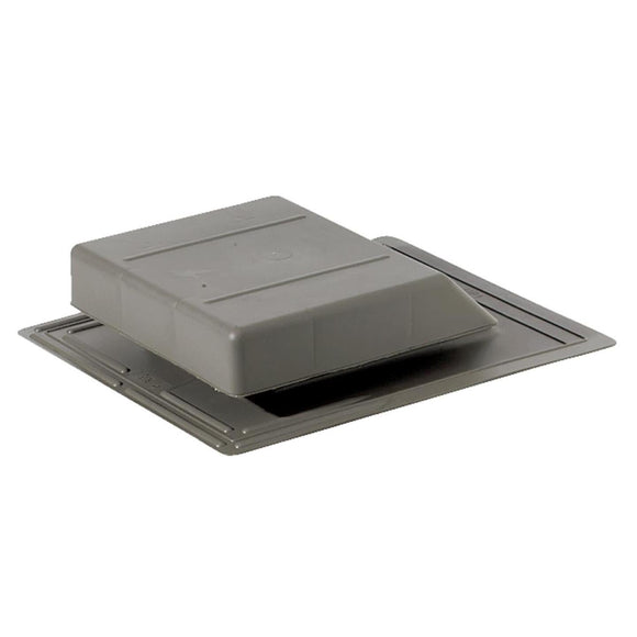 Airhawk 61 In. Weatherwood Plastic Slant Back Roof Vent