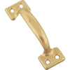 National V170 4 In. Brass Window Sash Lift (2 Count)