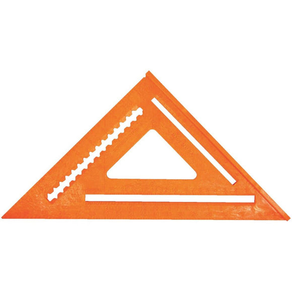 Johnson Level 12 In. Plastic Structo-Cast Rafter Square