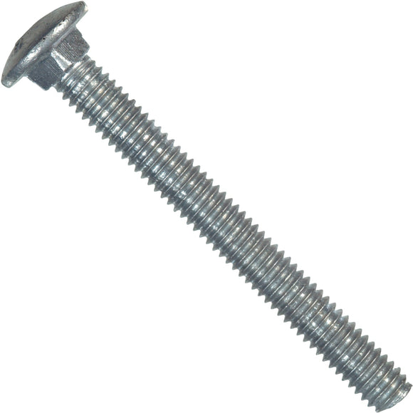 Hillman 3/8 In. x 4-1/2 In. Grade 2 Galvanized Carriage Bolt (50 Ct.)