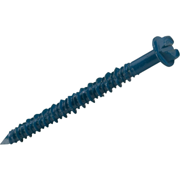 Hillman 3/16 In. x 3-1/4 In. Hex Washer Tapper Concrete Screw Anchor (100 Ct.)